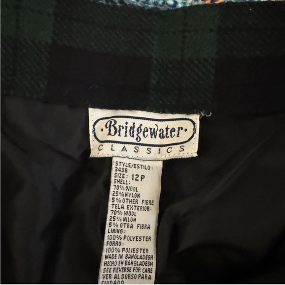 NWT Vintage Bridgewater classics wool shorts in black watch plaid. - Picture 4 of 5